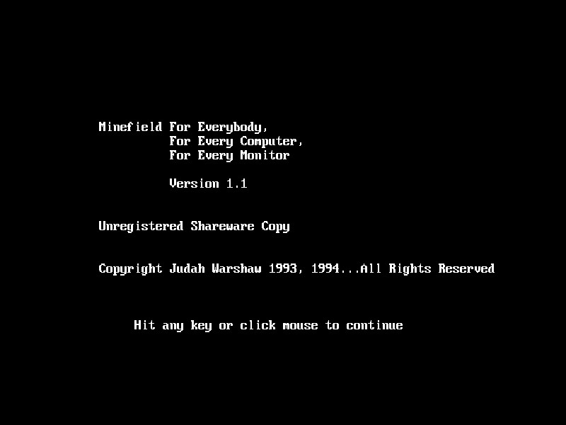 Minefield For Everybody